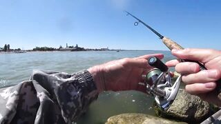 Ейск, Азов. Рыбалка у косы и городской набережной