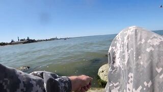 Ейск, Азов. Рыбалка у косы и городской набережной