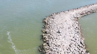 Ейск, Азов. Рыбалка у косы и городской набережной