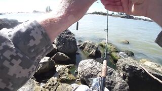 Ейск, Азов. Рыбалка у косы и городской набережной