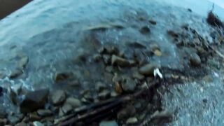 Туапсе, дикий пляж. Удачный вечер рокфишинга