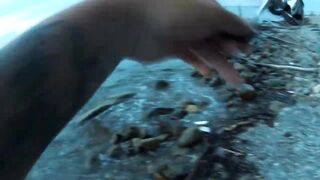 Туапсе, дикий пляж. Удачный вечер рокфишинга