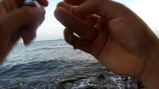 Туапсе, дикий пляж. Удачный вечер рокфишинга