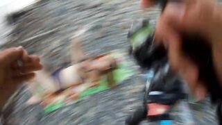 Туапсе, дикий пляж. Удачный вечер рокфишинга