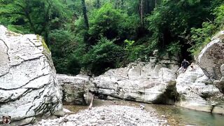 Сочи - поход к Белым скалам и рыбалка у возвратной кромки