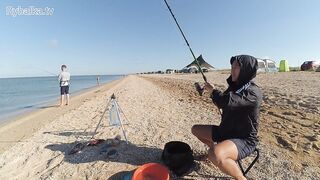 Должанская коса тарань на Азовском море как работает день