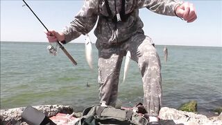 Должанская коса, Азов рыбалка и прогулка вдоль косы