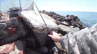 Должанская коса, Азов рыбалка и прогулка вдоль косы