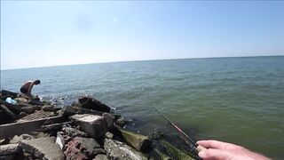 Должанская коса, Азов рыбалка и прогулка вдоль косы