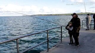 Керчь, Крым ставрида с набережной и прибрежные окна