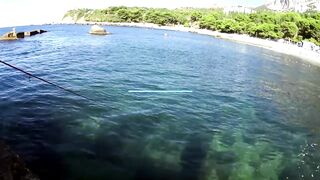 Форос: рыбалка с волнореза и креветка на насадку