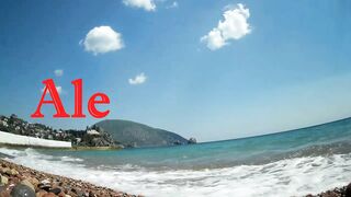 Гурзуф, Крым. Ставрида у берега и короткий выход