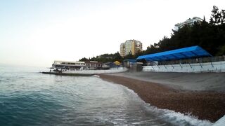 Гурзуф, Крым. Ставрида у берега и короткий выход