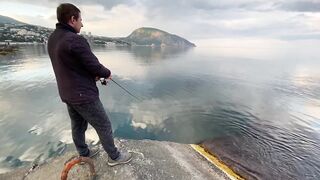 Гурзуф, Крым береговая рыбалка в мае 2022