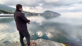 Гурзуф, Крым береговая рыбалка в мае 2022