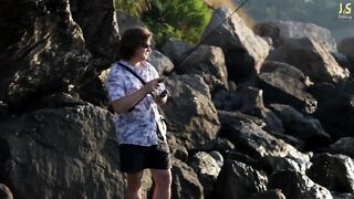 Алупка, Крым. Береговая рыбалка у волнореза