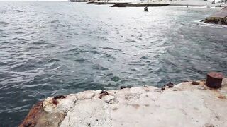 Мисхор, Крым сентябрьская рыбалка у берега улов слабый