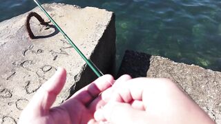 Мисхор, Крым сентябрьская рыбалка у берега улов слабый