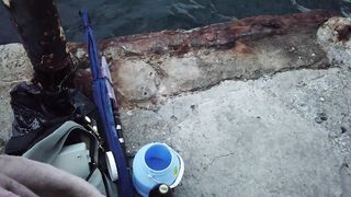 Мисхор, Крым сентябрьская рыбалка у берега улов слабый