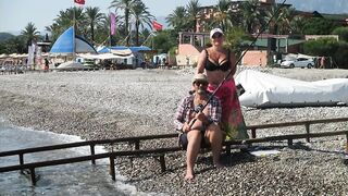 Чамьюва, Турция. Рыбалка у берега в 2018