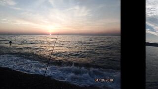 Чамьюва, Турция. Рыбалка у берега в 2018