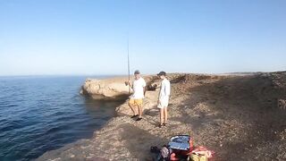 Рыбалка в Египте - поимка огромной макрели, чуть не без пальца