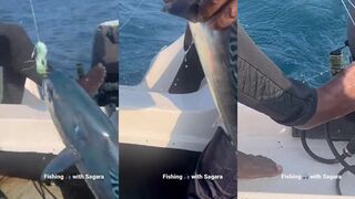 Kalpitiya (Калпития), Шри-Ланка: морская рыбалка у свала