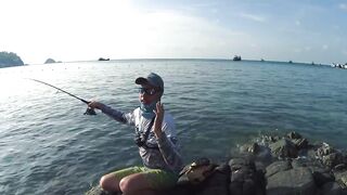 Ко Тао, Таиланд групперы с берега на отпуске чем брали