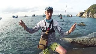 Ко Тао, Таиланд групперы с берега на отпуске чем брали