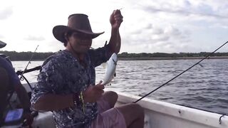 Serangan Bay (залив Серанган), Bali (Бали) рыбалка у берега