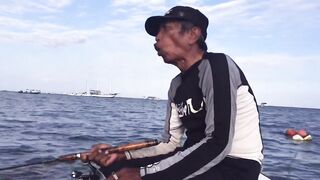 Serangan Bay (залив Серанган), Bali (Бали) рыбалка у берега