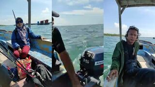 Serangan (Серанган), Bali (Бали). Рыбалка у пляжа