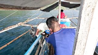 Палаван, Филиппины рыбалка на тихом острове без туристов