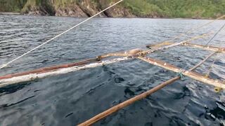 Палаван, Филиппины рыбалка на тихом острове без туристов