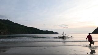 Палаван, Филиппины рыбалка на тихом острове без туристов