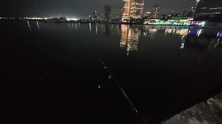 Манильская бухта - ночная рыбалка с берега