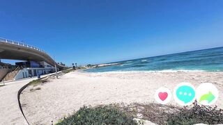 Bat Galim (Бат-Галим), Хайфа - береговая рыбалка и прогулка