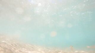 Ашдод, Израиль. Рыбалка с пляжа и кадры под водой