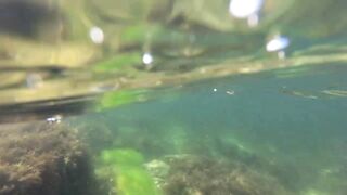 Голубая бухта 35-я батарея Чёрное море июнь 2018 рыбалка у берега