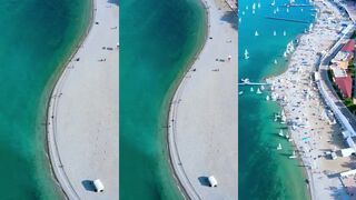 Геленджик, пляж Сады Морей и рыбалка у кромки