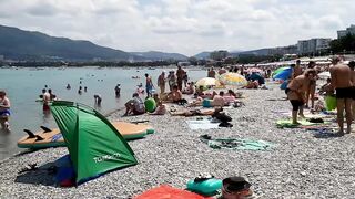 Геленджик, пляж Сады Морей 2022 береговая рыбалка