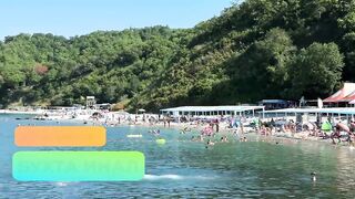 Бухта Инал - дикие пляжи и рыбалка у берега, посёлок Бжид