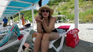 Бухта Инал - дикие пляжи и рыбалка у берега, посёлок Бжид