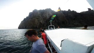 Крым и Коктебель, рыбалка у Золотых Ворот