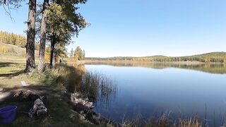 Озеро Калкан, осенний выезд и береговая рыбалка