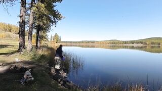 Озеро Калкан, осенний выезд и береговая рыбалка