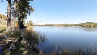 Озеро Калкан, осенний выезд и береговая рыбалка