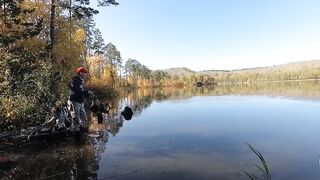 Озеро Калкан, осенний выезд и береговая рыбалка