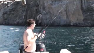 Khasab (Хасаб, Мусандам, Оман), поппинг по GT и кингфишу