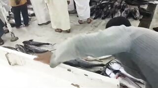 Quriyat (Курият), Оман - рыбный рынок и морская жизнь 2017